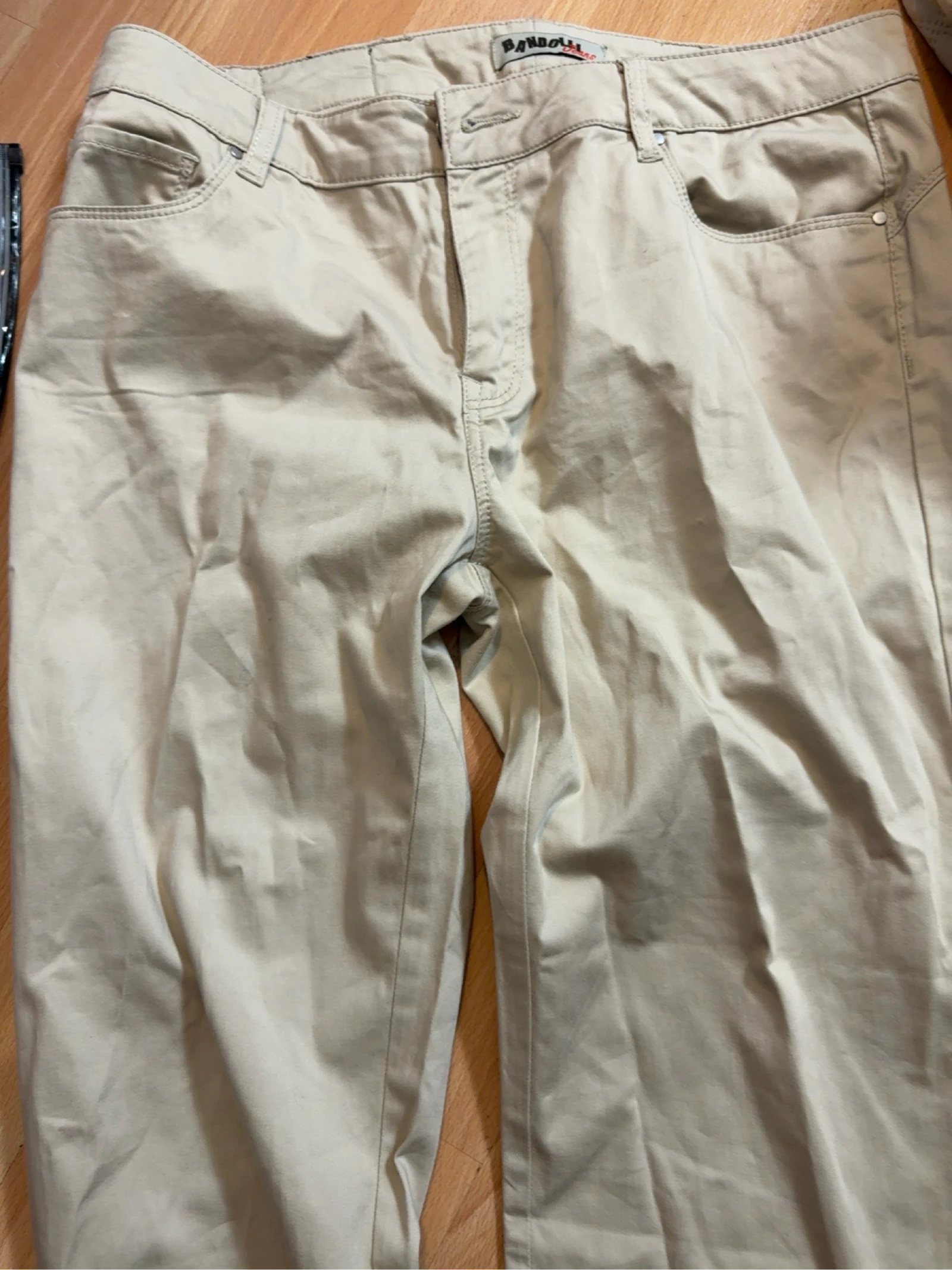 Beige Bandolli stretch cotton pants size 48 XL very good condition – photo 2